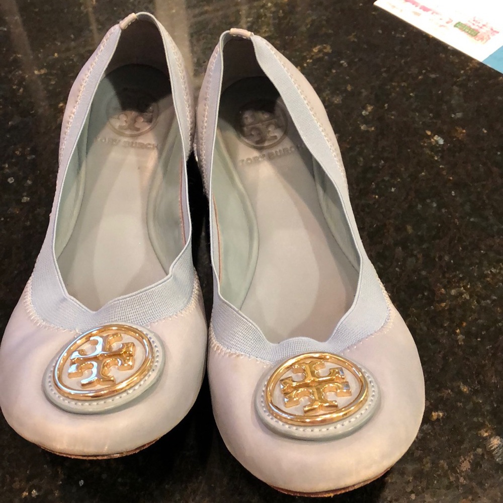 Periwinkle blue Tory Burch shoes